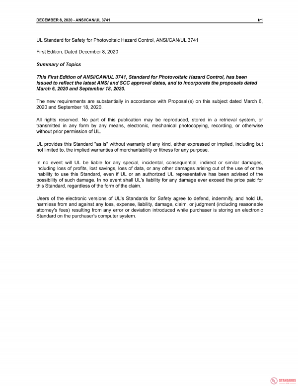 UL 3741 PDF UL 3741 PDF